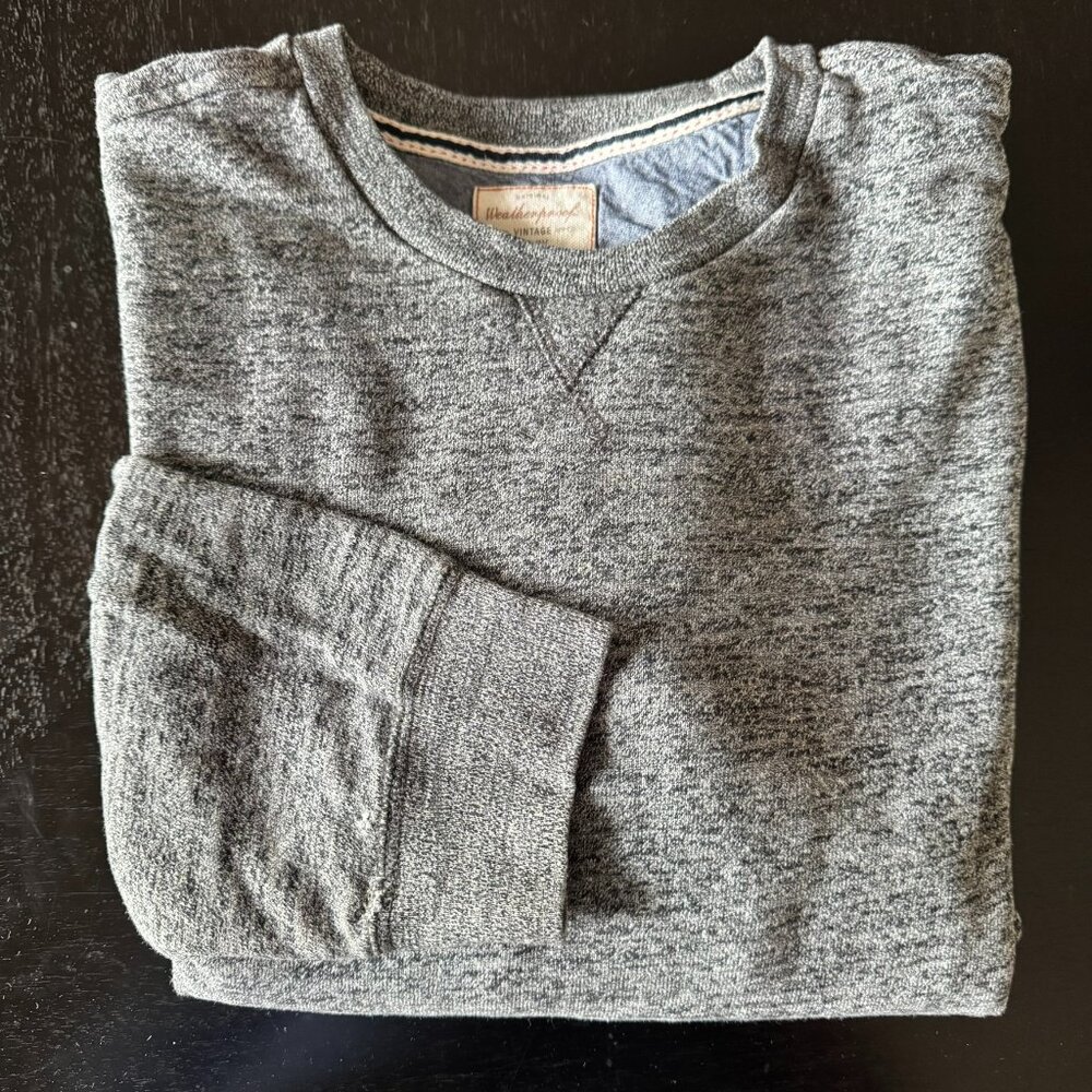 Weatherproof Vintage Gray Crewneck Sweatshirt - Large